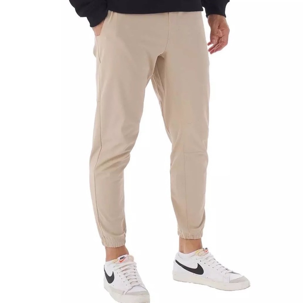 Legends Mens Aviation Jogger Pants Khaki Tan Athleisure Streetwear Blokecore XL
